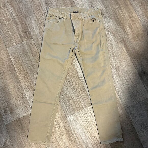 American Eagle Skinny Fit 33x30 Tan Khaki - Picture 1 of 7